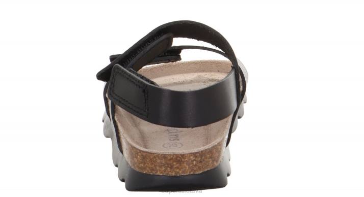 drebučiai - basutės su velcro užsegimu mažyliai Superfit T20D581 sandalai juodas