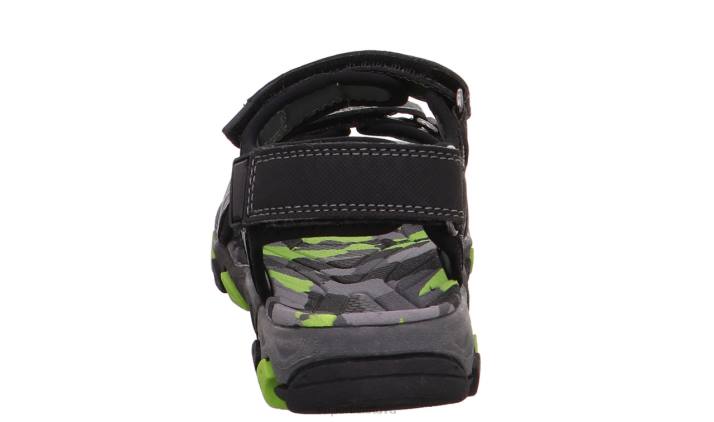 henry - sandalas su velcro užsegimu mažyliai Superfit T20D655 sandalai juodas