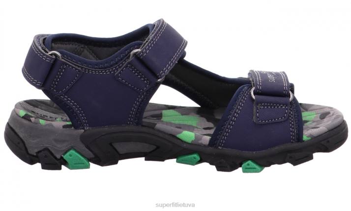 henry - sandalas su velcro užsegimu mažyliai Superfit T20D684 sandalai vandenynas / kombinuotas