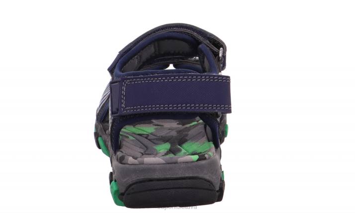 henry - sandalas su velcro užsegimu mažyliai Superfit T20D684 sandalai vandenynas / kombinuotas