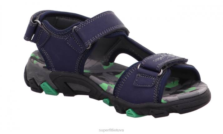 henry - sandalas su velcro užsegimu mažyliai Superfit T20D684 sandalai vandenynas / kombinuotas
