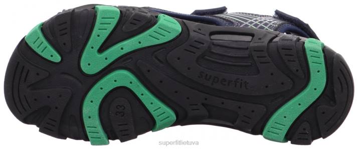 henry - sandalas su velcro užsegimu mažyliai Superfit T20D684 sandalai vandenynas / kombinuotas
