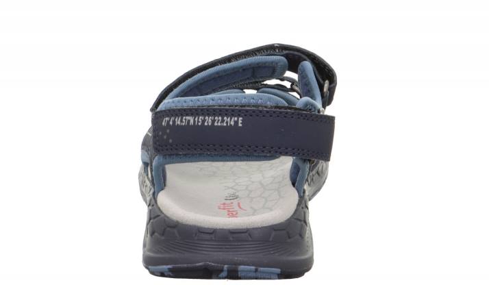 kryžminiai sandalai su velcro užsegimu mažyliai Superfit T20D671 sandalai mėlyna/šviesiai pilka