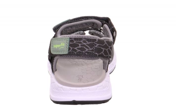 kryžminiai sandalai su velcro užsegimu mažyliai Superfit T20D679 sandalai pilka