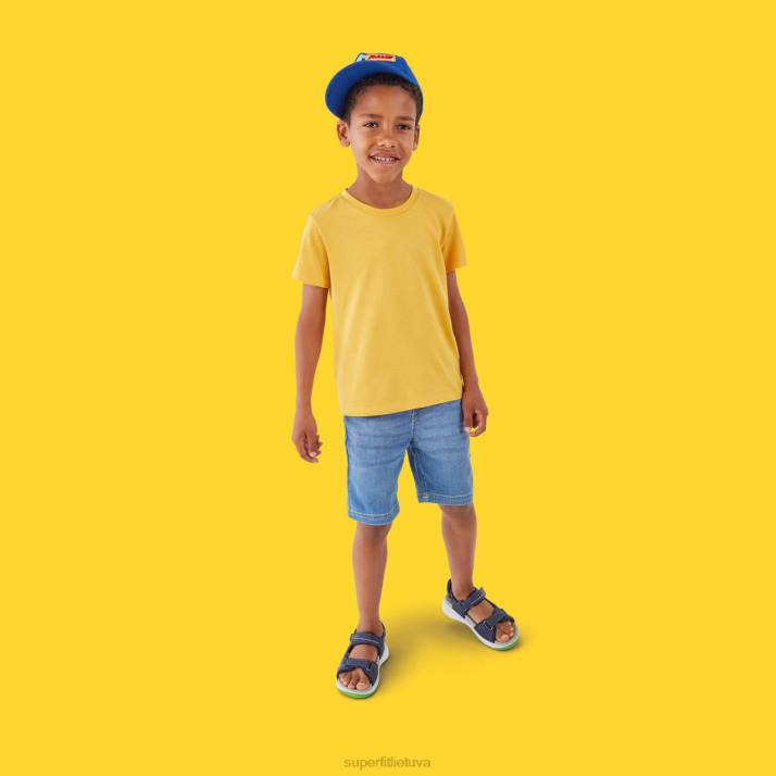 kryžminiai sandalai su velcro užsegimu mažyliai Superfit T20D682 sandalai mėlyna Žalia