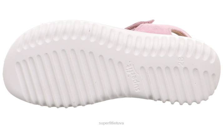 sparkle - sandalas su velcro užsegimu mažyliai Superfit T20D686 sandalai rožinis