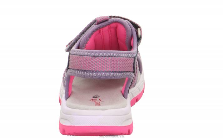tornado light - sandalai su velcro užsegimu mažyliai Superfit T20D637 sandalai violetinė/rožinė