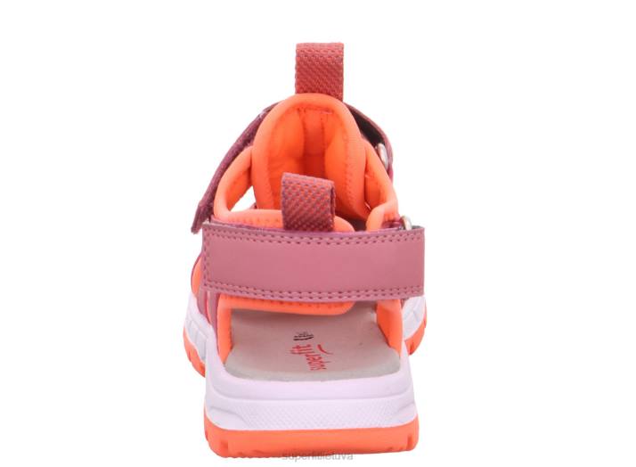 tornado light - sandalai su velcro užsegimu mažyliai Superfit T20D664 sandalai rožinė/oranžinė