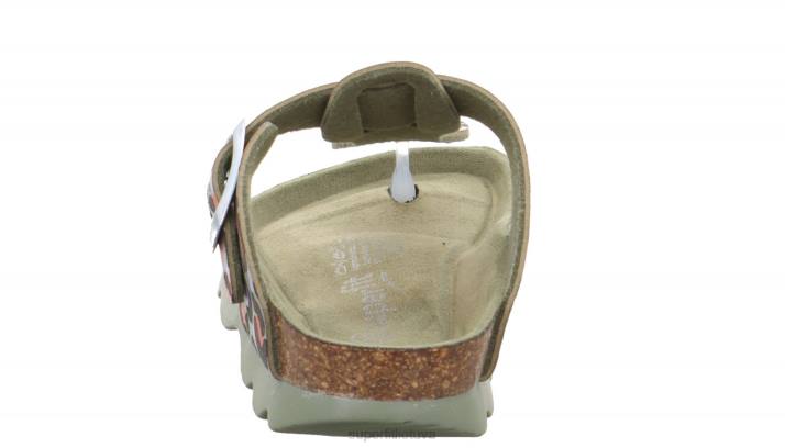 drebučiai – šlepetė su sagtimi mažyliai Superfit T20D583 šlepetės žalia / įvairiaspalvė