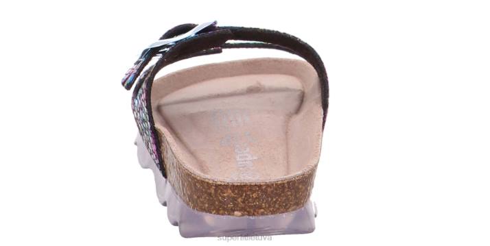 drebučiai – šlepetė su sagtimi mažyliai Superfit T20D594 šlepetės daugiaspalvis