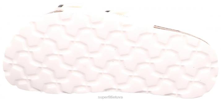 fussbettpantoffel - šlepetė su sagtimi mažyliai Superfit T20D558 šlepetės baltas