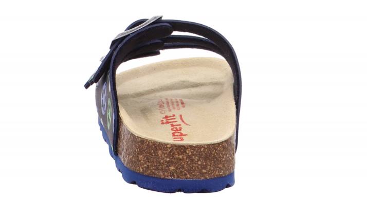 fussbettpantoffel - šlepetė su sagtimi mažyliai Superfit T20D561 šlepetės mėlyna Žalia