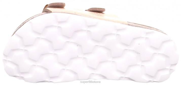 fussbettpantoffel - šlepetė su sagtimi mažyliai Superfit T20D584 šlepetės bronzos