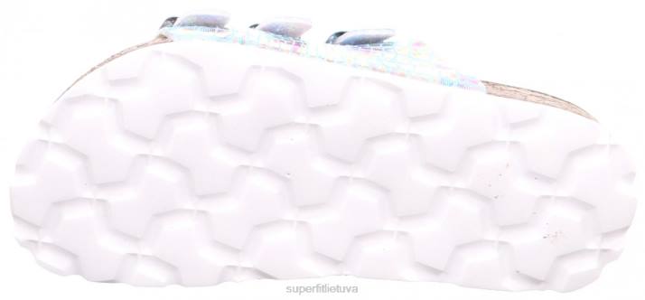 fussbettpantoffel - šlepetė su sagtimi mažyliai Superfit T20D597 šlepetės mėlyna