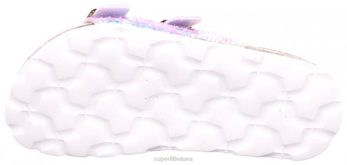 fussbettpantoffel - šlepetė su sagtimi mažyliai Superfit T20D601 šlepetės rožė