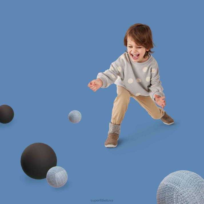 pasisekė - šlepetė su šlepetėm mažyliai Superfit T20D596 šlepetės smėlio spalvos