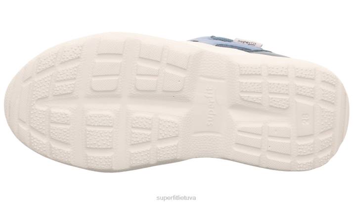 rush - sportbačiai žemi su boa fit sistema vaikai ir paaugliai Superfit T20D530 sportbačiai mėlyna/oranžinė