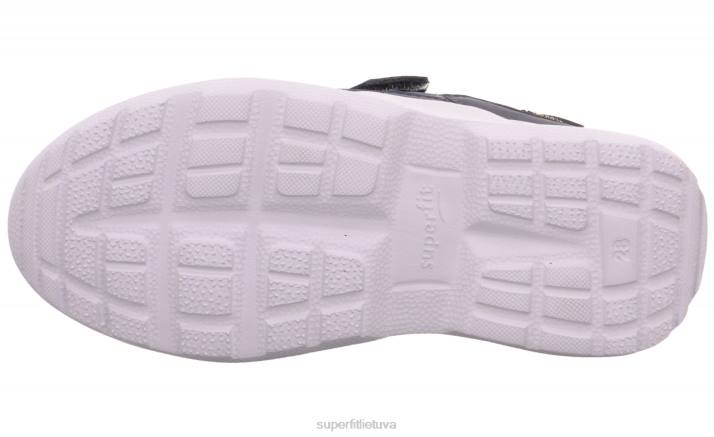 rush - sportbačiai žemi su velcro užsegimu vaikai ir paaugliai Superfit T20D524 sportbačiai mėlyna/šviesiai žalia