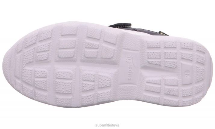 rush - sportbačiai žemi su velcro užsegimu vaikai ir paaugliai Superfit T20D537 sportbačiai mėlyna/rožinė